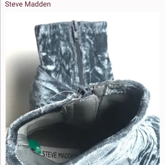 Steve Madden Women's Blue Irven Ankle Boots