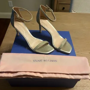 Stuart Weitzman Gold Women's Heels (NWT) Box included and Dust bag