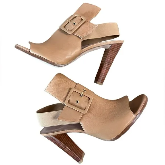 Stuart Weitzman Sunbelt Buckled Slingback Bootie sz 9.5