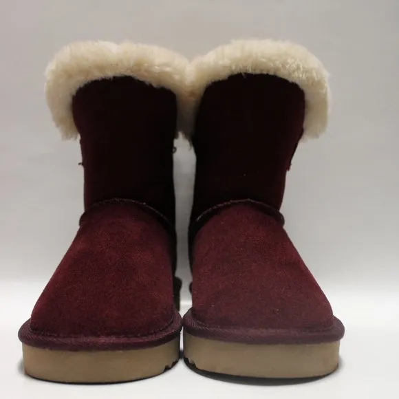 Style &amp; Co Girl's Cozy Burgundy Boots Size-5