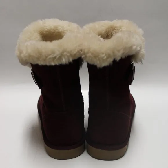 Style &amp; Co Girl's Cozy Burgundy Boots Size-5
