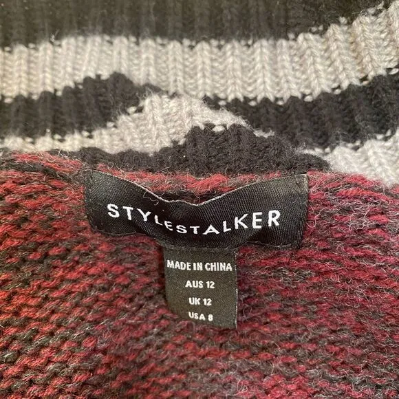 Stylestalker Long Zip Cardigan - Size 8