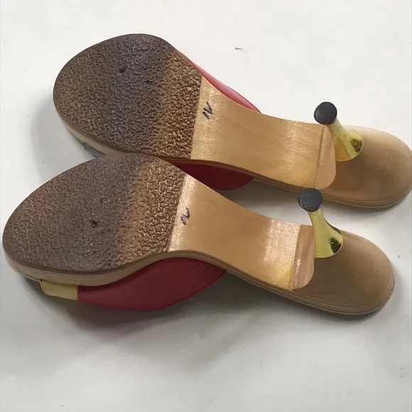 Sun Stepped Vintage Women Heels Shoes Size 8