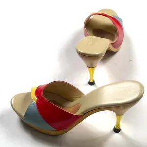 Sun Stepped Vintage Women Heels Shoes Size 8