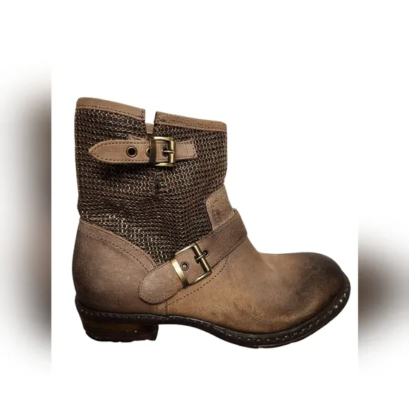 Sundance Bound for Glory Brown Leather Boots Size 6.5