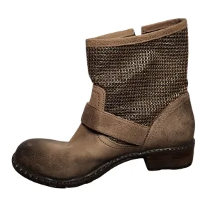 Sundance Bound for Glory Brown Leather Boots Size 6.5