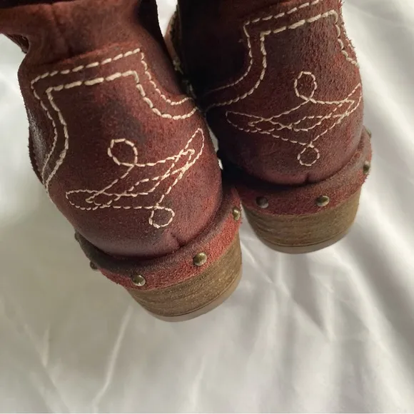 Sundance ETTA western short slouch boots Size 36 (US 5.5-6)