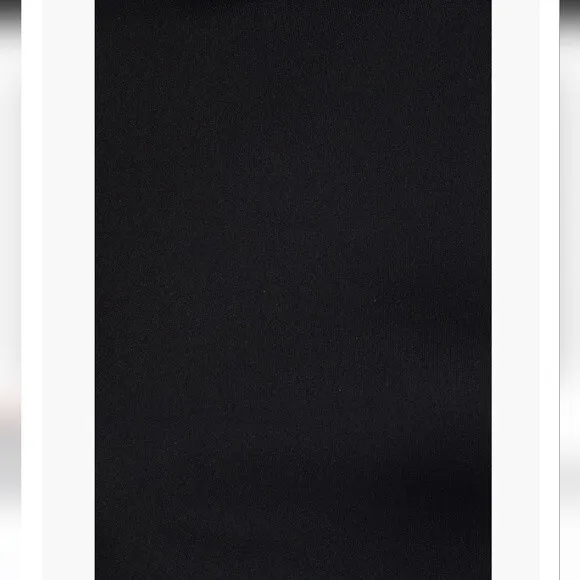 Susana Monaco Long Sleeve Turtleneck Slit Midi Dress black size S