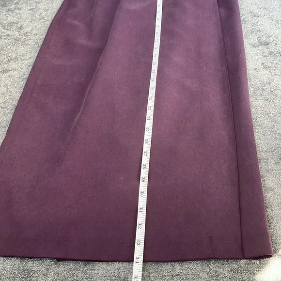 Talbots Silk Purple/Plum Skirt