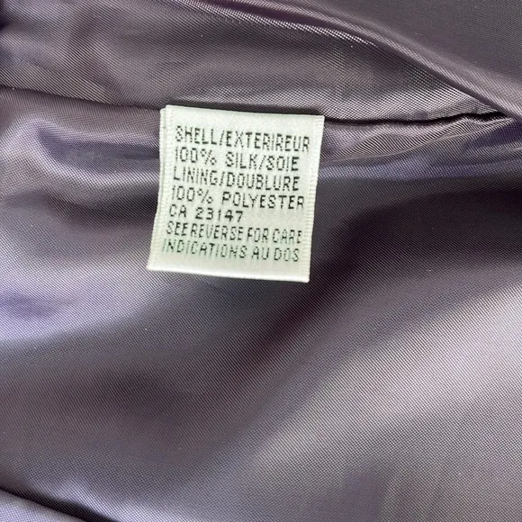 Talbots Silk Purple/Plum Skirt
