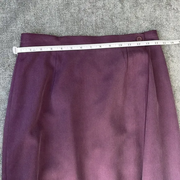 Talbots Silk Purple/Plum Skirt