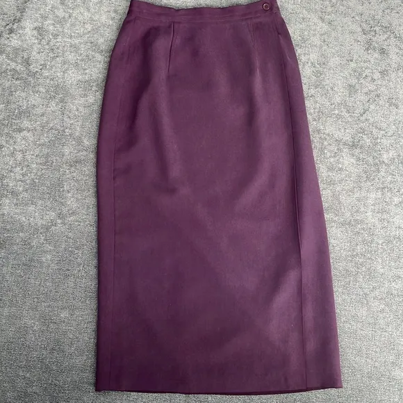 Talbots Silk Purple/Plum Skirt