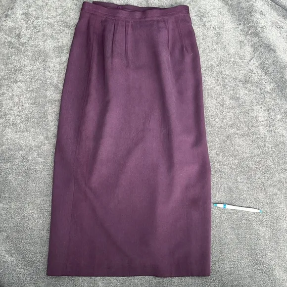 Talbots Silk Purple/Plum Skirt