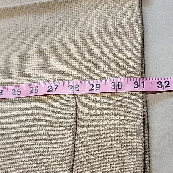 Talbots Size M Camel Colored Open Cardigan w/ Patch Pockets Excellent Used Cond.