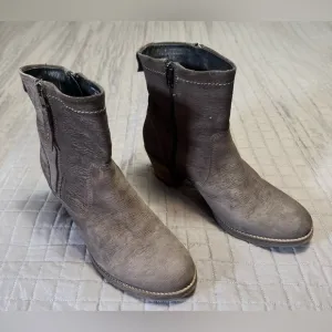 TAOS Shaka Grey Suede Ankle Boots US9-9.5