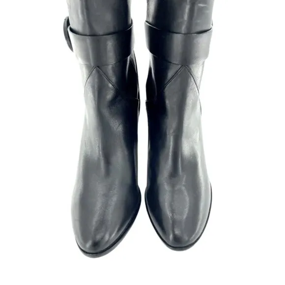 Ted Baker Black Leather Knee High Boots Celsiar 9.5 US - 40 EU New