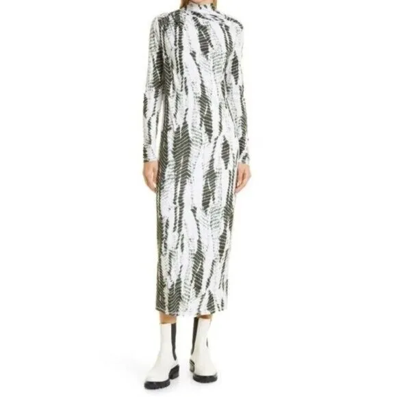 Ted Baker Kyliea Abstract Print Long Sleeve Jersey Dress