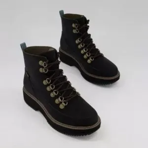Teva Womens Midform Leather MAX-COMF Memory Foam Lace-Up Boots Black Sze 8.5 NWB