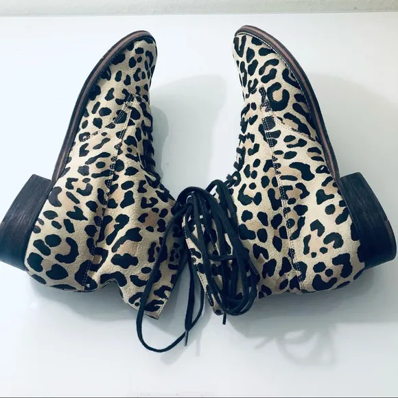 THE GREAT THE BOXCAR BOOT-LEOPARD.SIZE 9