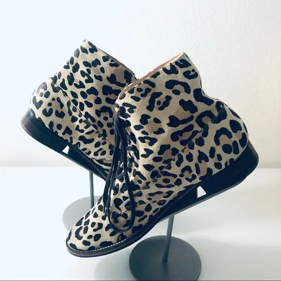 THE GREAT THE BOXCAR BOOT-LEOPARD.SIZE 9