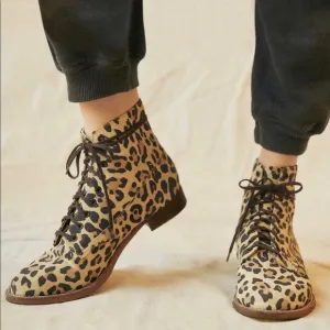 THE GREAT THE BOXCAR BOOT-LEOPARD.SIZE 9