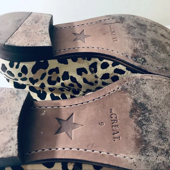 THE GREAT THE BOXCAR BOOT-LEOPARD.SIZE 9