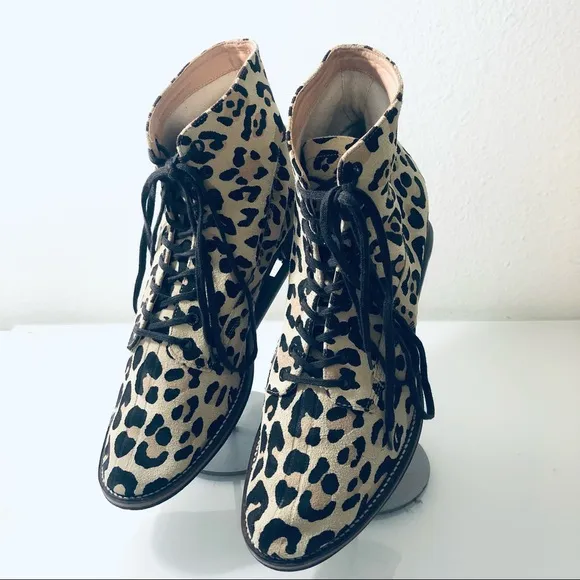 THE GREAT THE BOXCAR BOOT-LEOPARD.SIZE 9