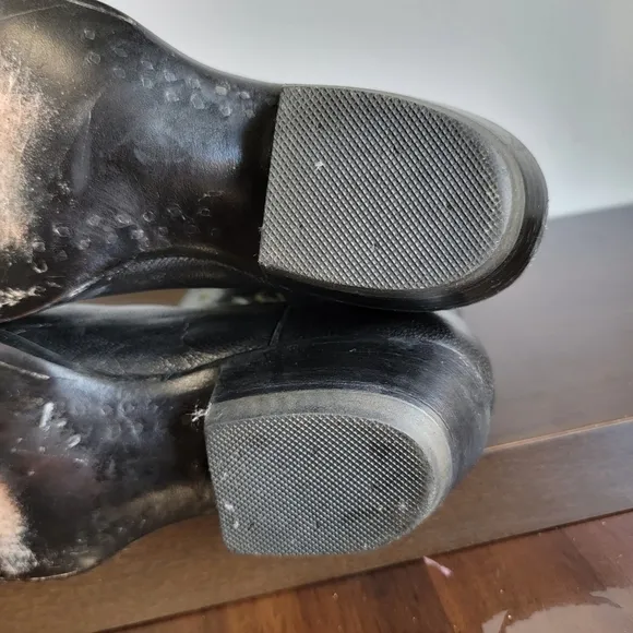 The Old gringo Rare Vintage Angel Inlay short black cowgirl boots cowboy western