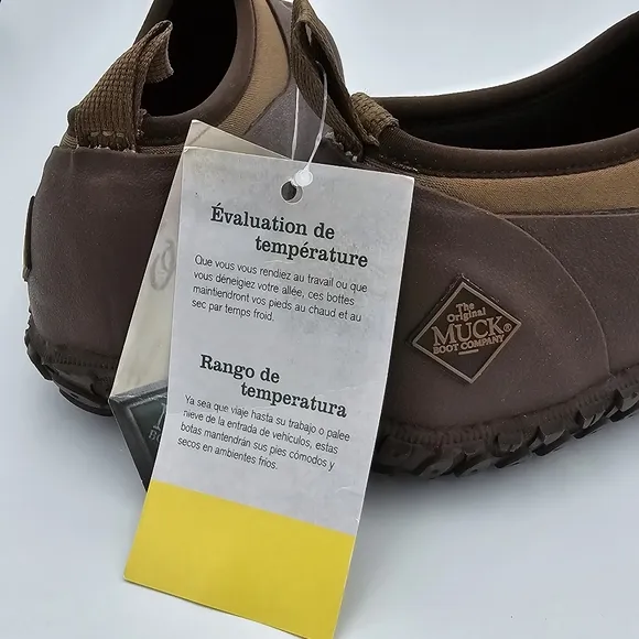 The Original Muck Boot Company Men's Muckster Rubber Garden Shoes, Brown, Size 8