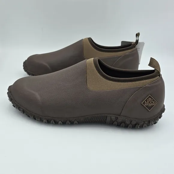 The Original Muck Boot Company Men's Muckster Rubber Garden Shoes, Brown, Size 8