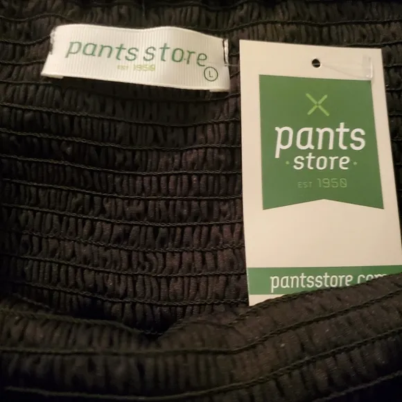 The Pants Store Never Gonna Give You Up Layered Black Gold Mini Skirt L NWT