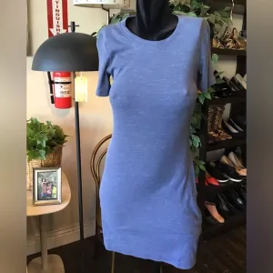 Theory Ribbed Short sleeve dress NWT Sz P