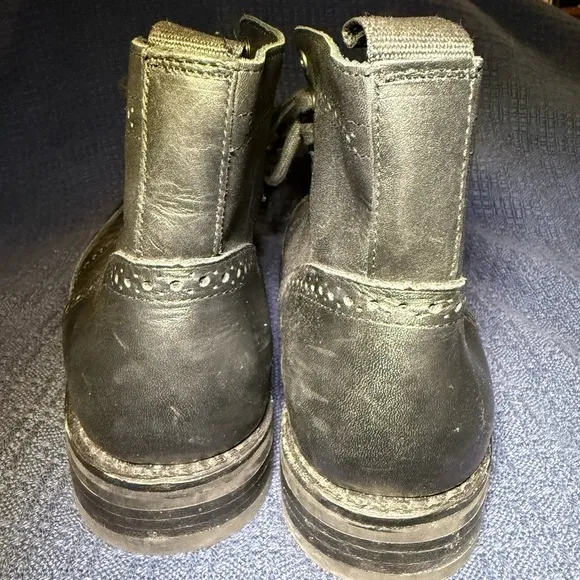 Thursday Boot Co Company Black Leather Lace Up Wingtip Boot Men’s 10.5