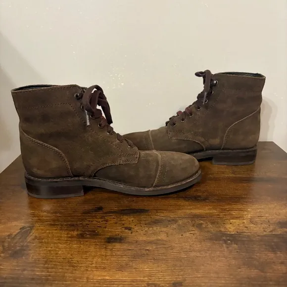 Thursday Boot Company Captain Brown Handcrafted Boots (Men's 6.5)