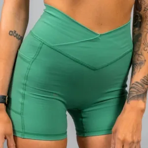 Til You Collapse Effortless Vortex Pocket Shorts - Emerald Green - Small