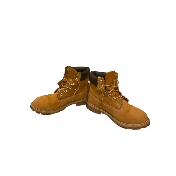 Timberland 120909 Premium Wheat Nubuck Boots Junior 7 Wm. 8.5