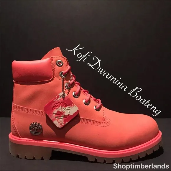 Timberland 6&quot; WP Boot Pink Grade School TB0A1OPB