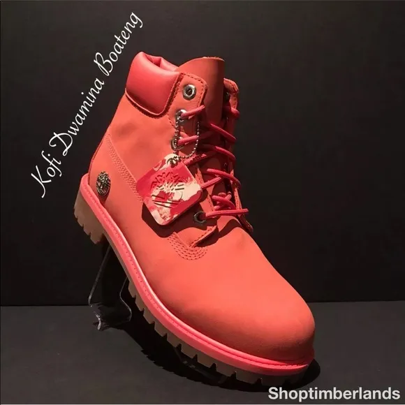 Timberland 6&quot; WP Boot Pink Grade School TB0A1OPB