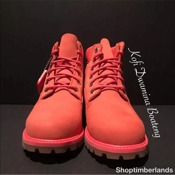 Timberland 6&quot; WP Boot Pink Grade School TB0A1OPB