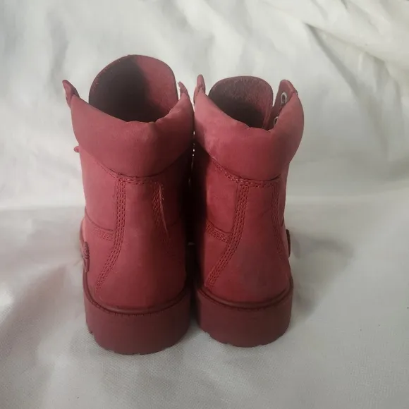 Timberland Big Boy 6&quot; Boots in Red Size 4.5