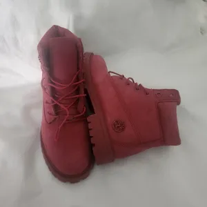 Timberland Big Boy 6&quot; Boots in Red Size 4.5
