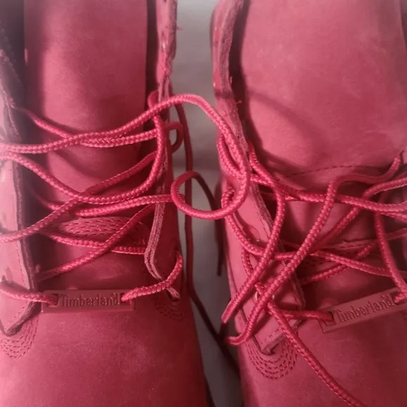 Timberland Big Boy 6&quot; Boots in Red Size 4.5