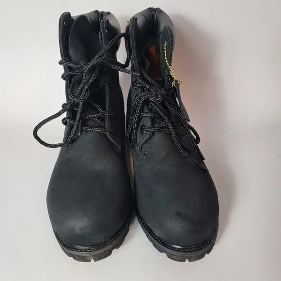 Timberland Black Nubuck Suede 10661 Boots Womens Size 8.5*