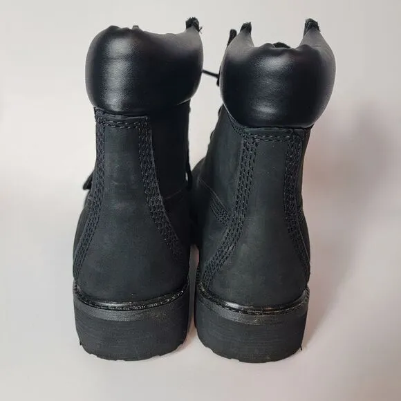 Timberland Black Nubuck Suede 10661 Boots Womens Size 8.5*