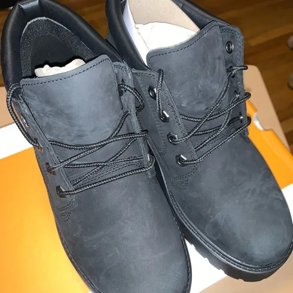 Timberland Black Rain &amp; Snow Boots with Padded Collar