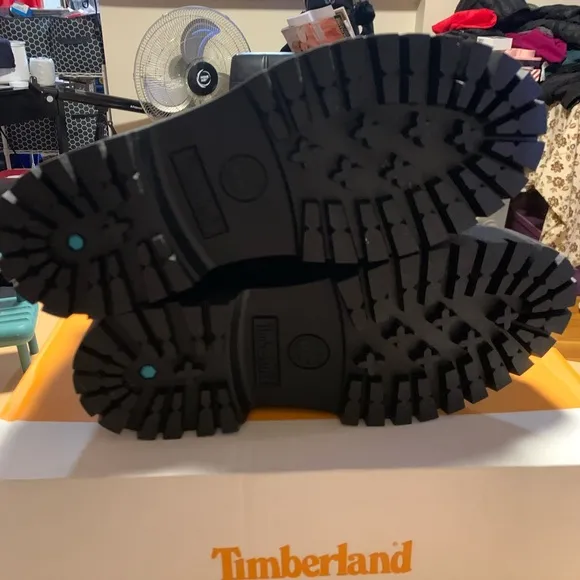 Timberland Black Rain &amp; Snow Boots with Padded Collar