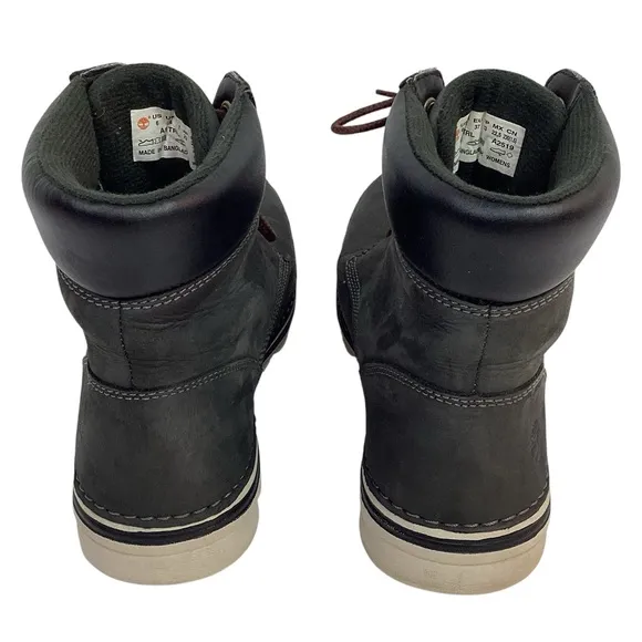 Timberland Brockton Nubuck Leather A1TRL Lace Boots Dark Gray