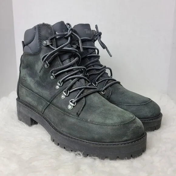 Timberland Courmayeur Valley Boots Womens Size 10 Black Waterproof Shoes