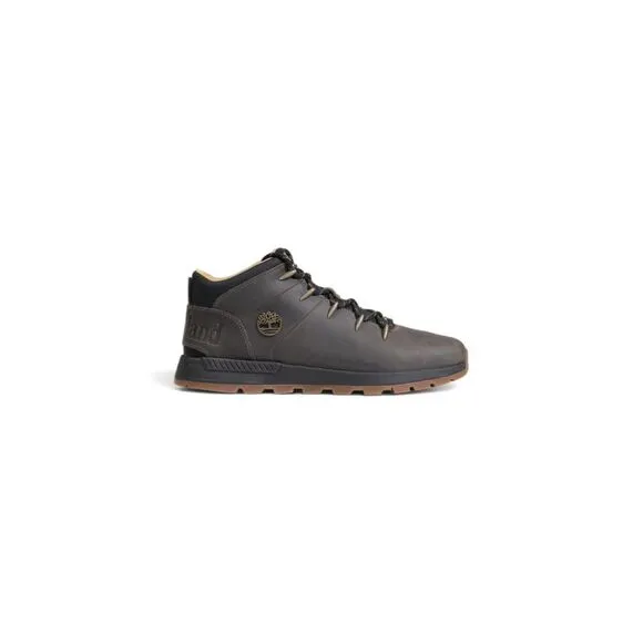 Timberland Grey Plain Sneakers with Rubber Sole and Laces Men