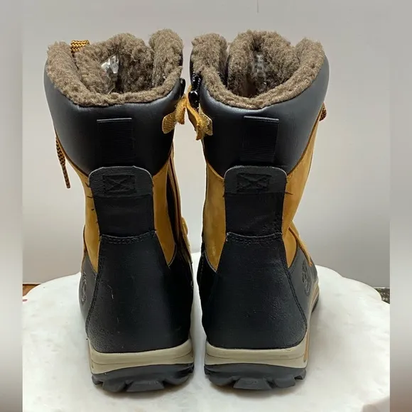 Timberland Kids Tan and Black Junior Chillberg Winter Waterproof New Boots 5.5